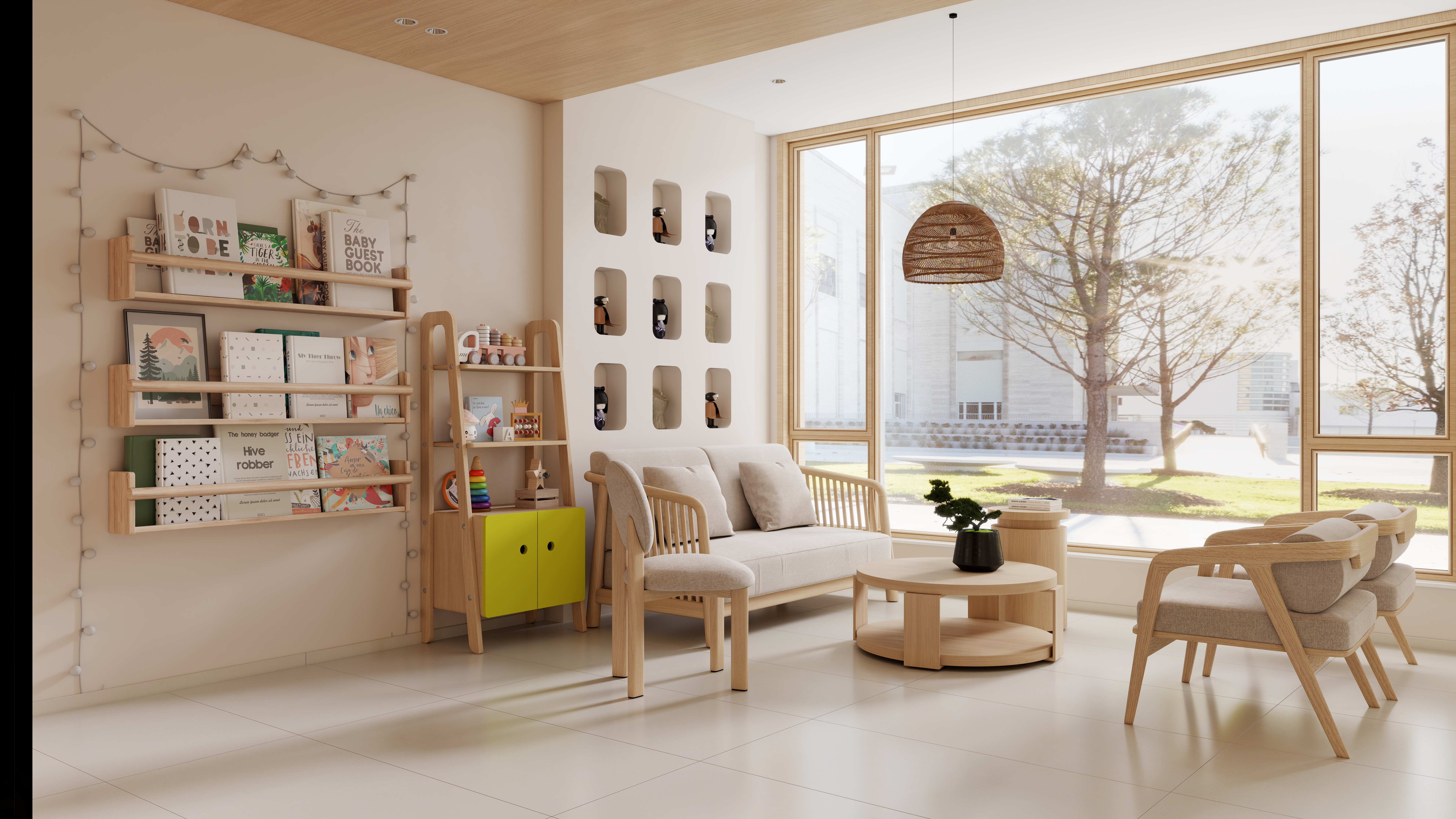 小儿推拿体验馆室内装修设计,装修效果图-酷家乐