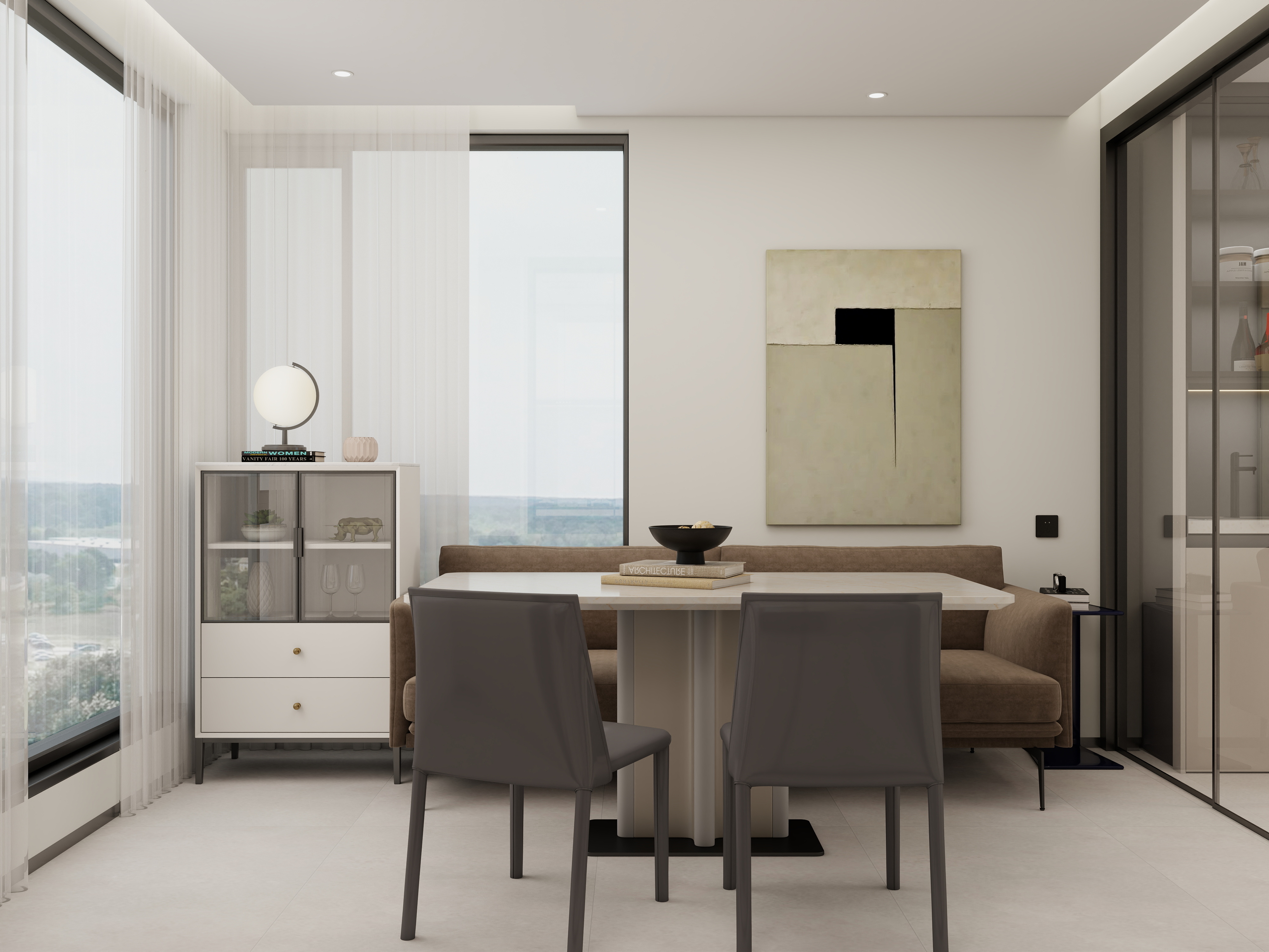 李佳洋-现代风格住宅设计装修效果图