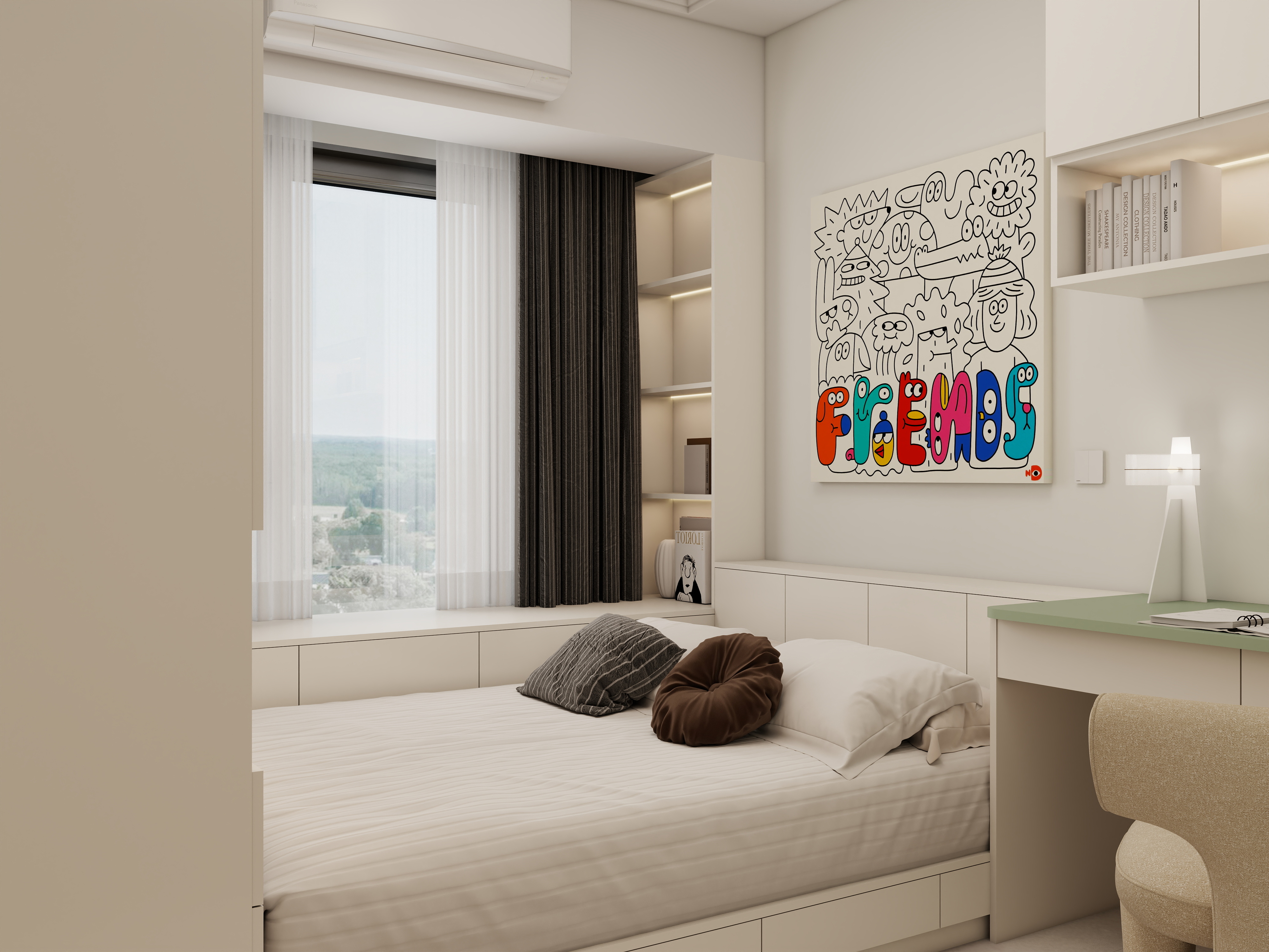 李佳洋-现代风格住宅设计装修效果图