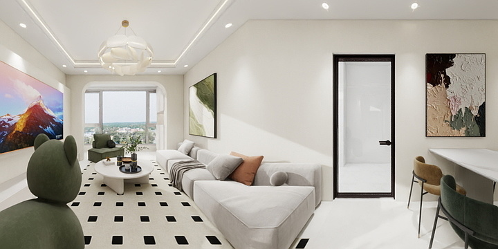 全案设计施工Ml-白果安置房-装修设计方案