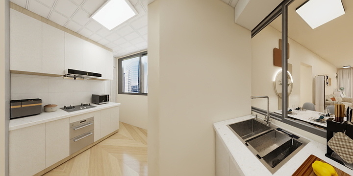 笨蛋才会偷偷牛眼泪-骏华轩G座302平面布置图0907-装修设计方案