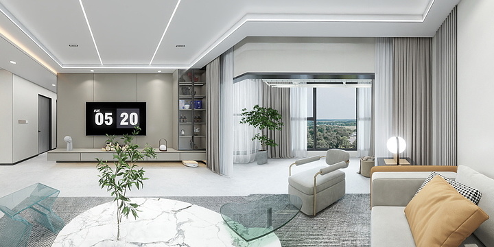 周鹏-卓越未来海岸13-1502-装修设计方案