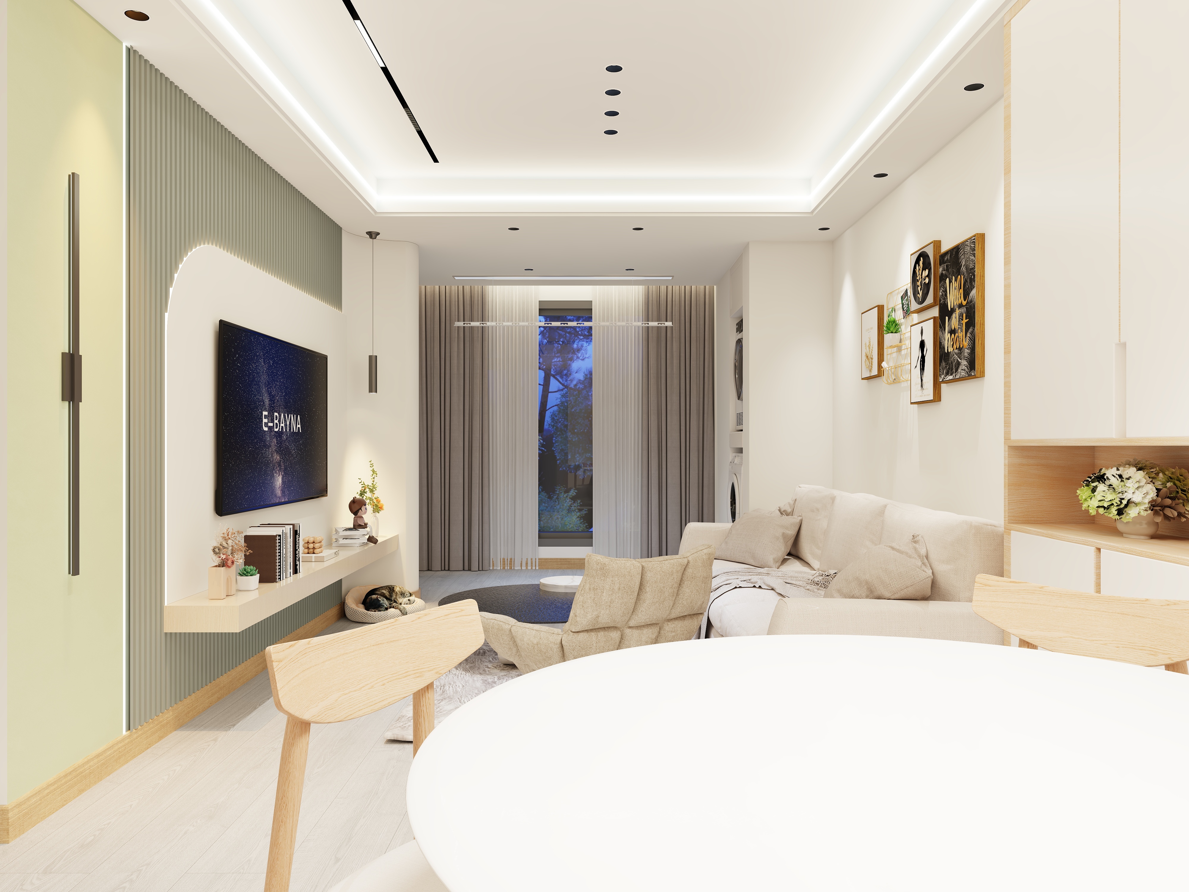 陈小花ly-海德公园81㎡3室-装修设计方案