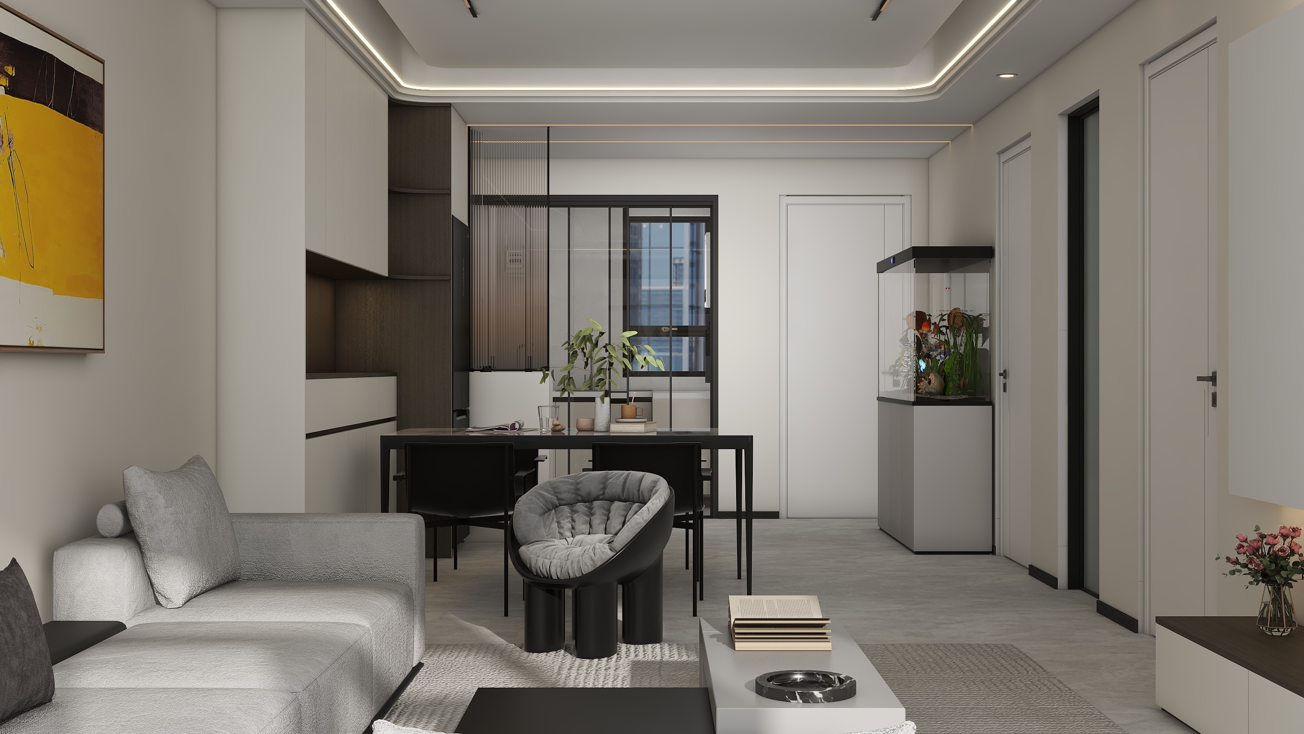 柏妮雅全屋定制-隆清城130平3室11栋04户型-装修设计方案