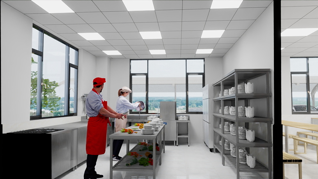 华艺美墅高端全屋定制-江苏红墙御配食品有限公司-装修设计方案