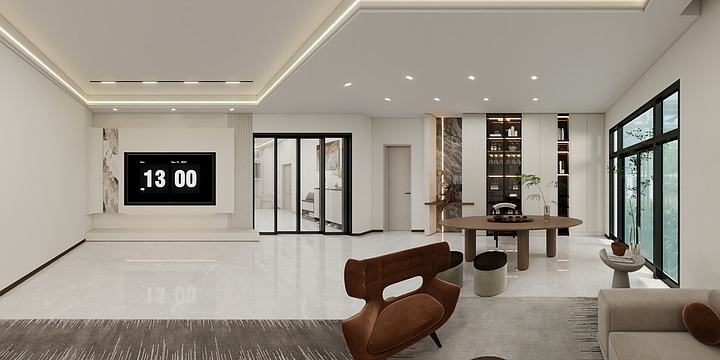 壹贰叁空间设计-沙沟独院别墅-装修设计方案