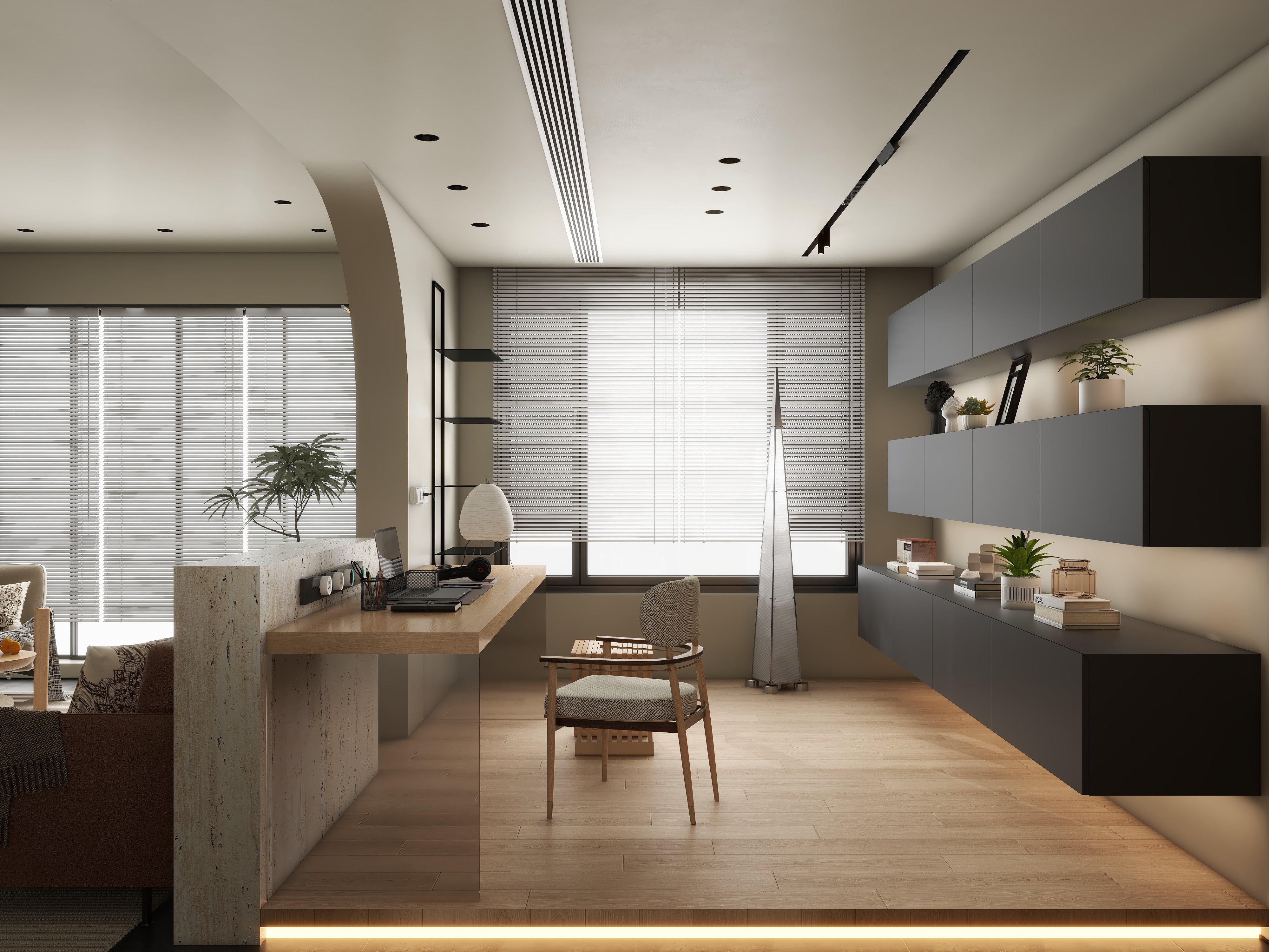 雪宝JJWe-原木极简主义装修效果图