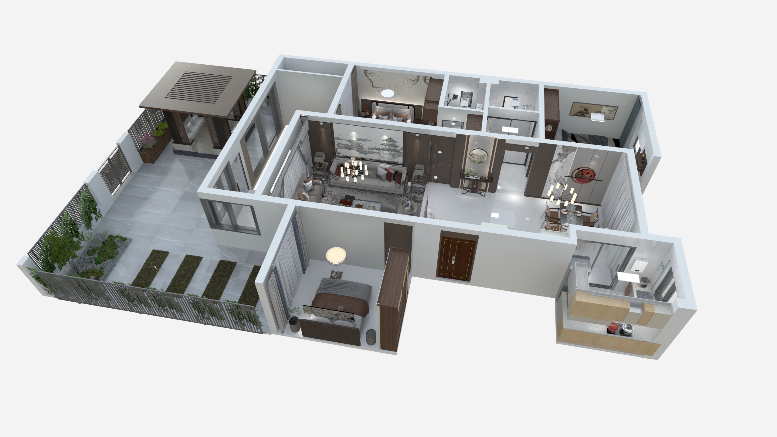 全案设计-何雨欣-名都5-3-102复式-副本-装修设计方案