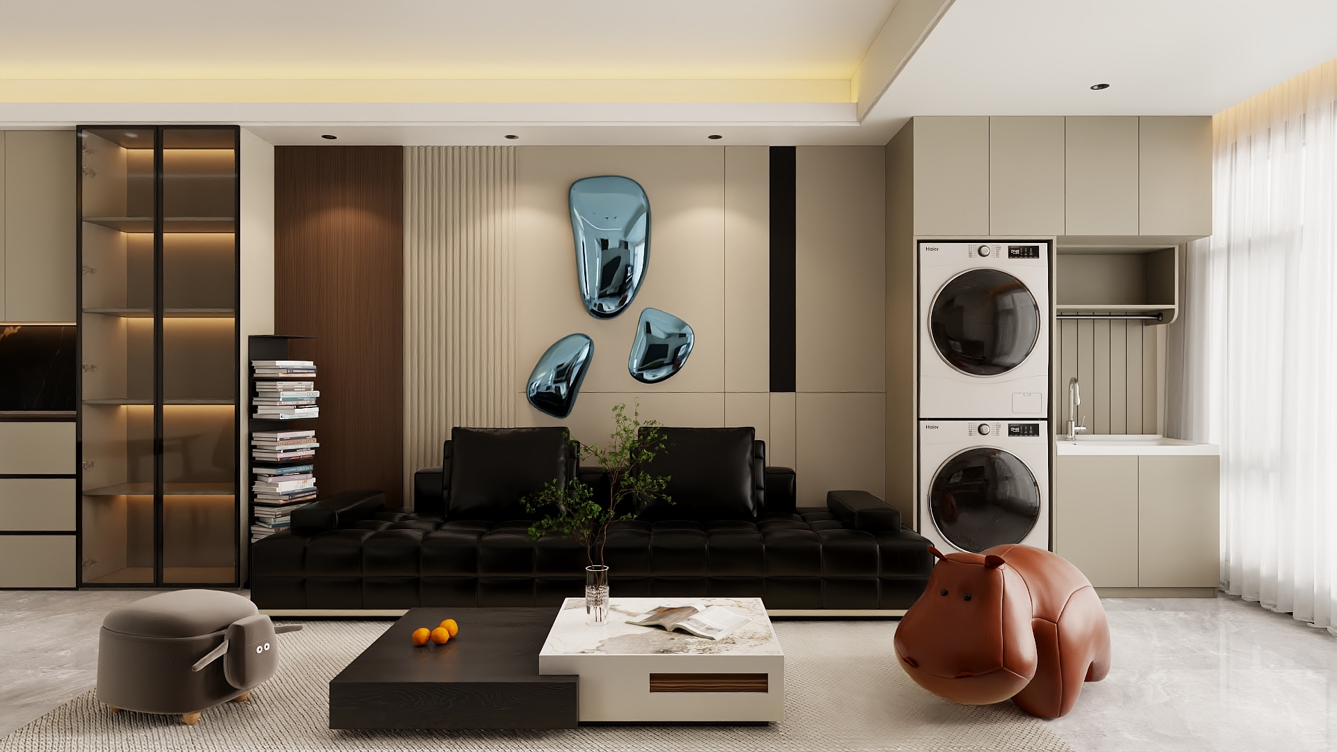 樟木头好莱客设计师-奶咖棕-东莞-香樟绿洲-装修设计方案