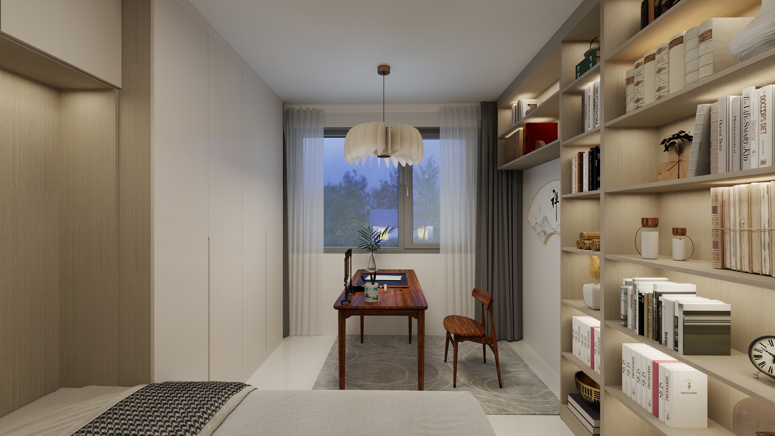 呼市马克森橱柜-爱格全屋定制-中华家园落地交付方案-旧房改造-装修设计方案