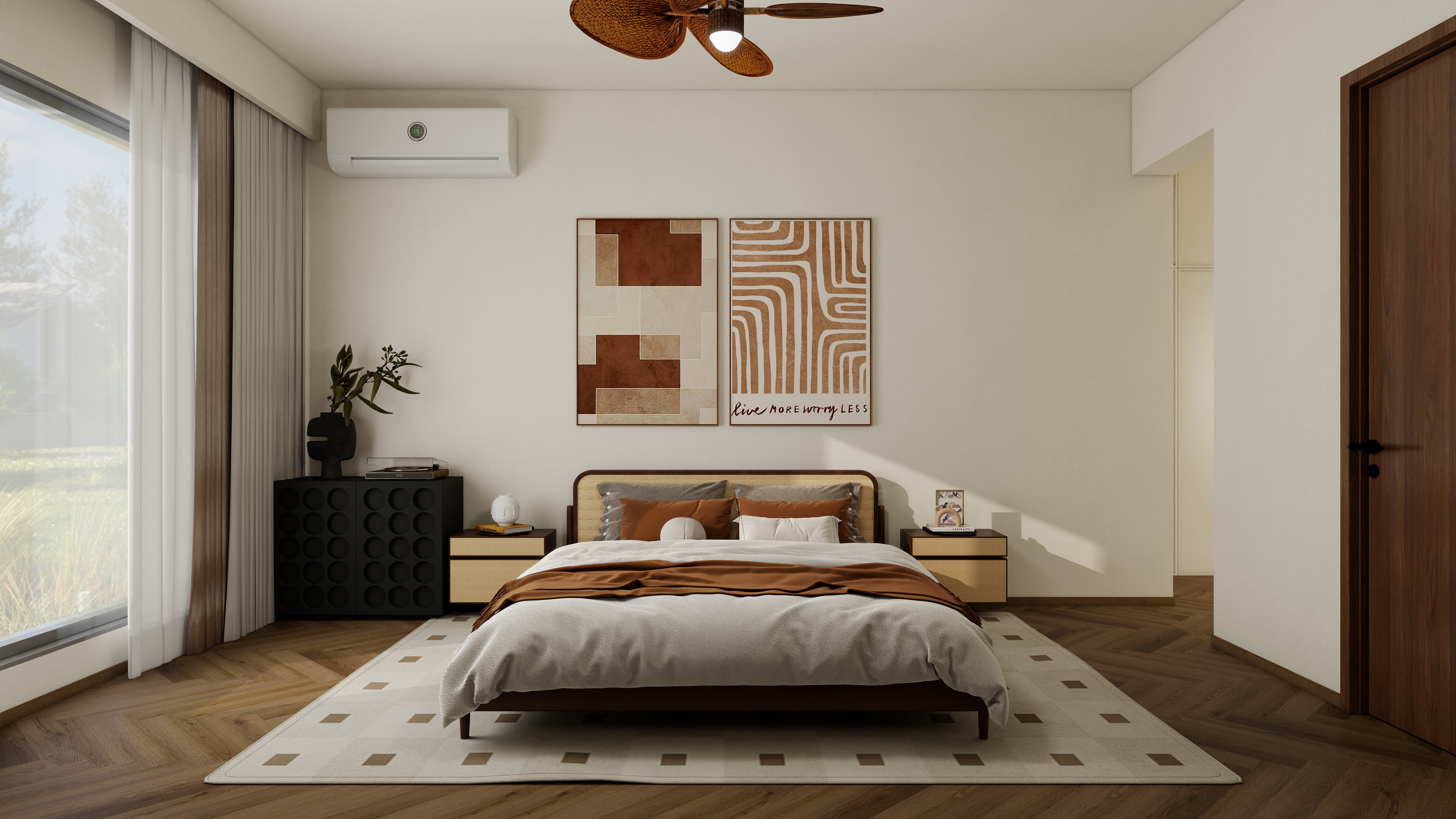 张煜强煜境设计-简约中古五层别墅装修效果图