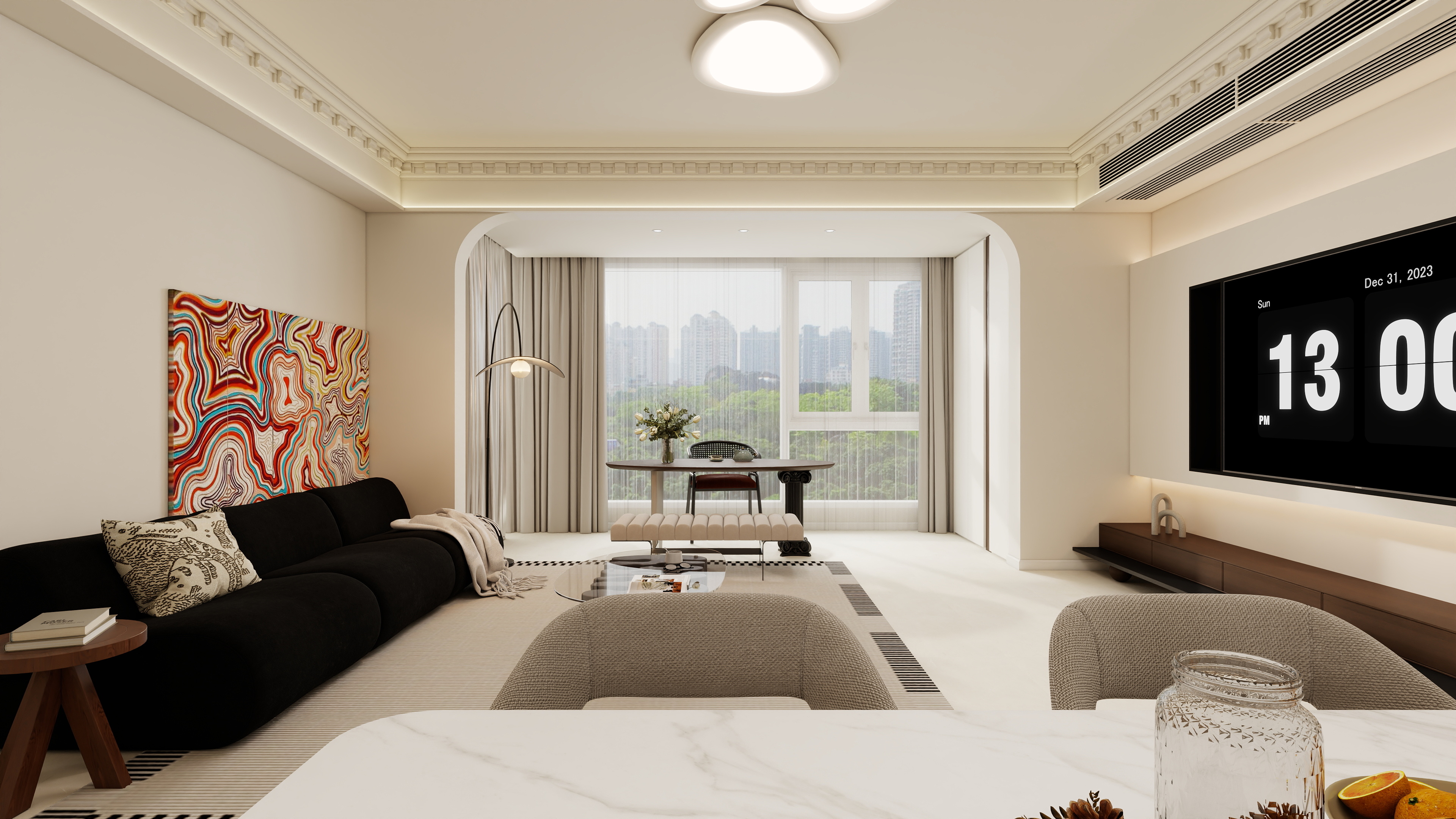 莱农-134㎡虎溪法式-装修设计方案