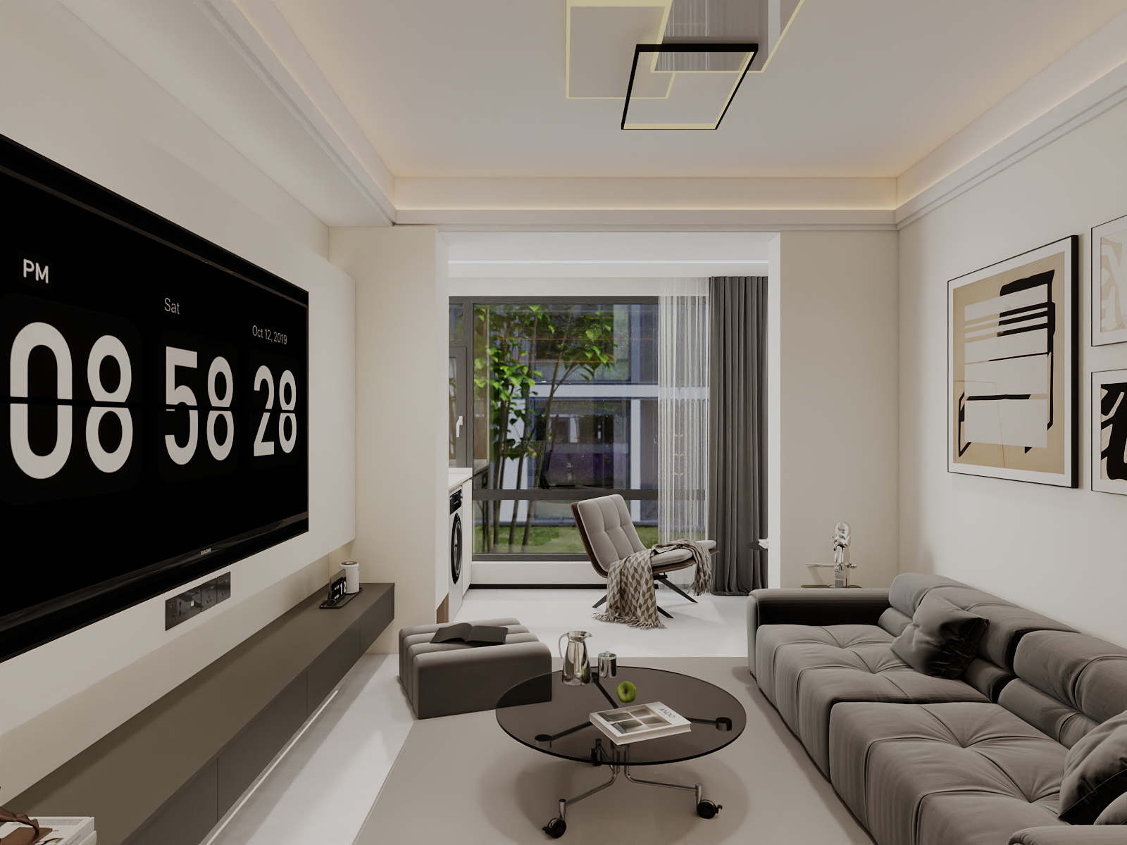 郑州未墨木作-铁匠炉社区99㎡3室-装修设计方案