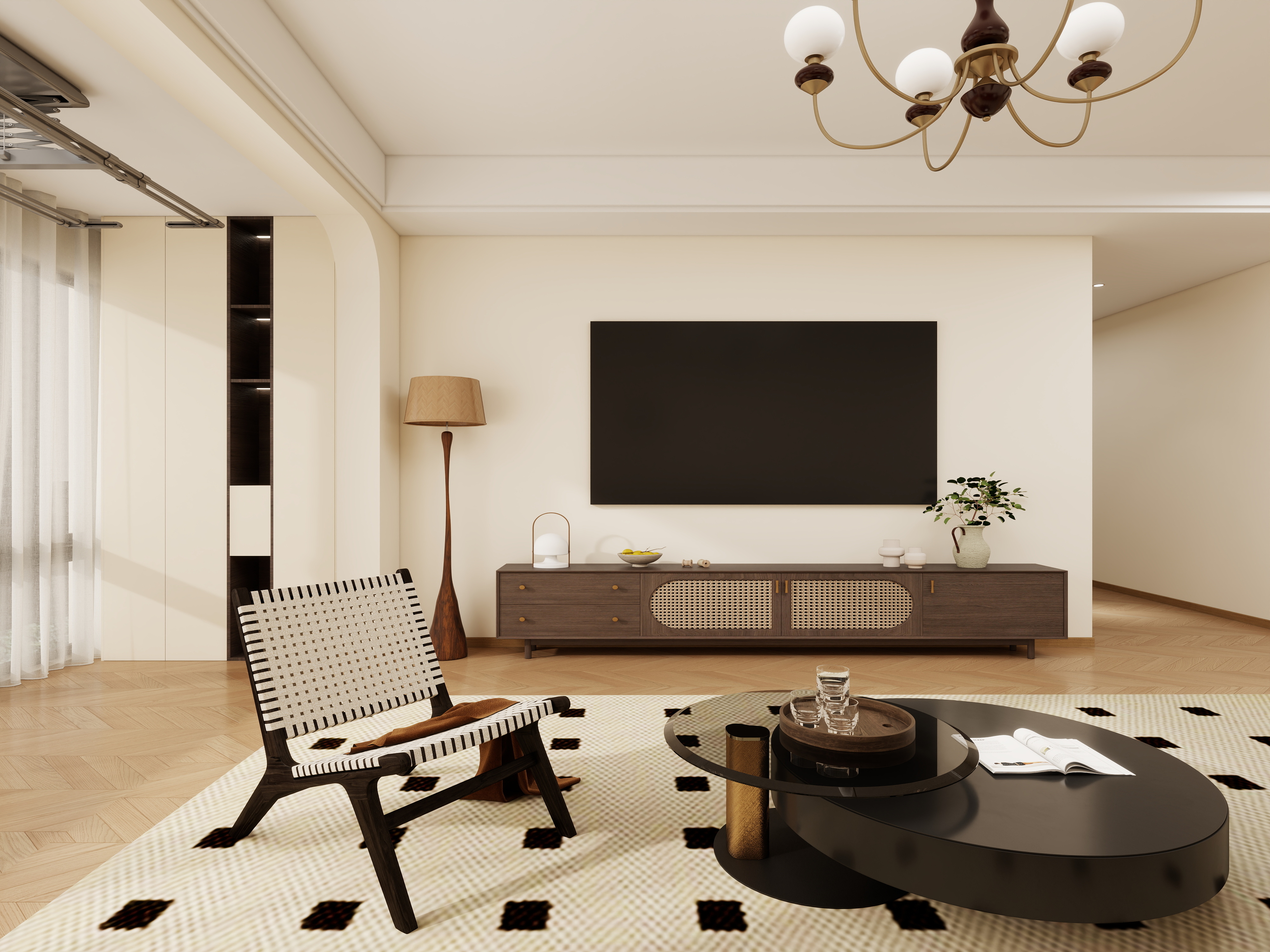 赴山河惊鸿宴q-奶油中古-装修设计方案