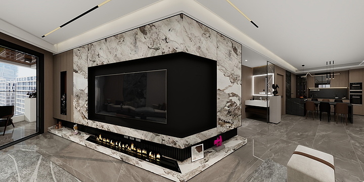 isrkra-154㎡3室-装修设计方案