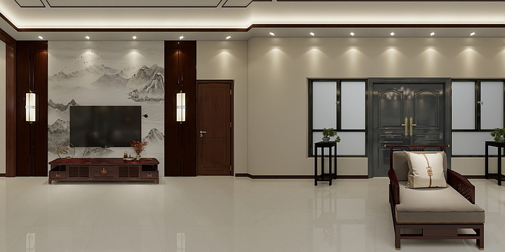 菏泽米莱装饰-东 中式-副本-装修设计方案