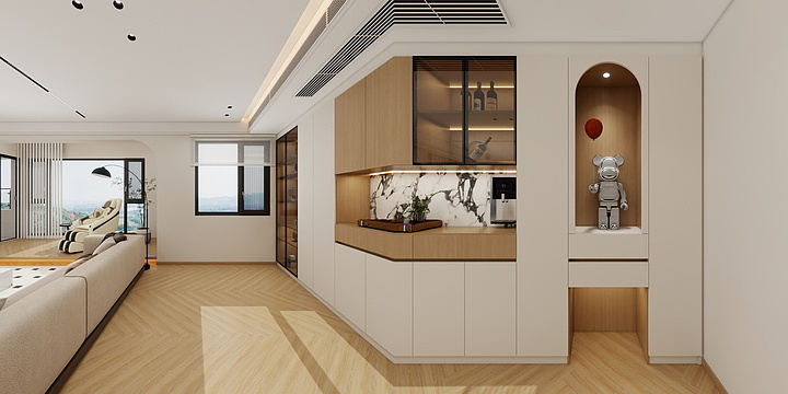 天熠装饰设计-133㎡3室-装修设计方案