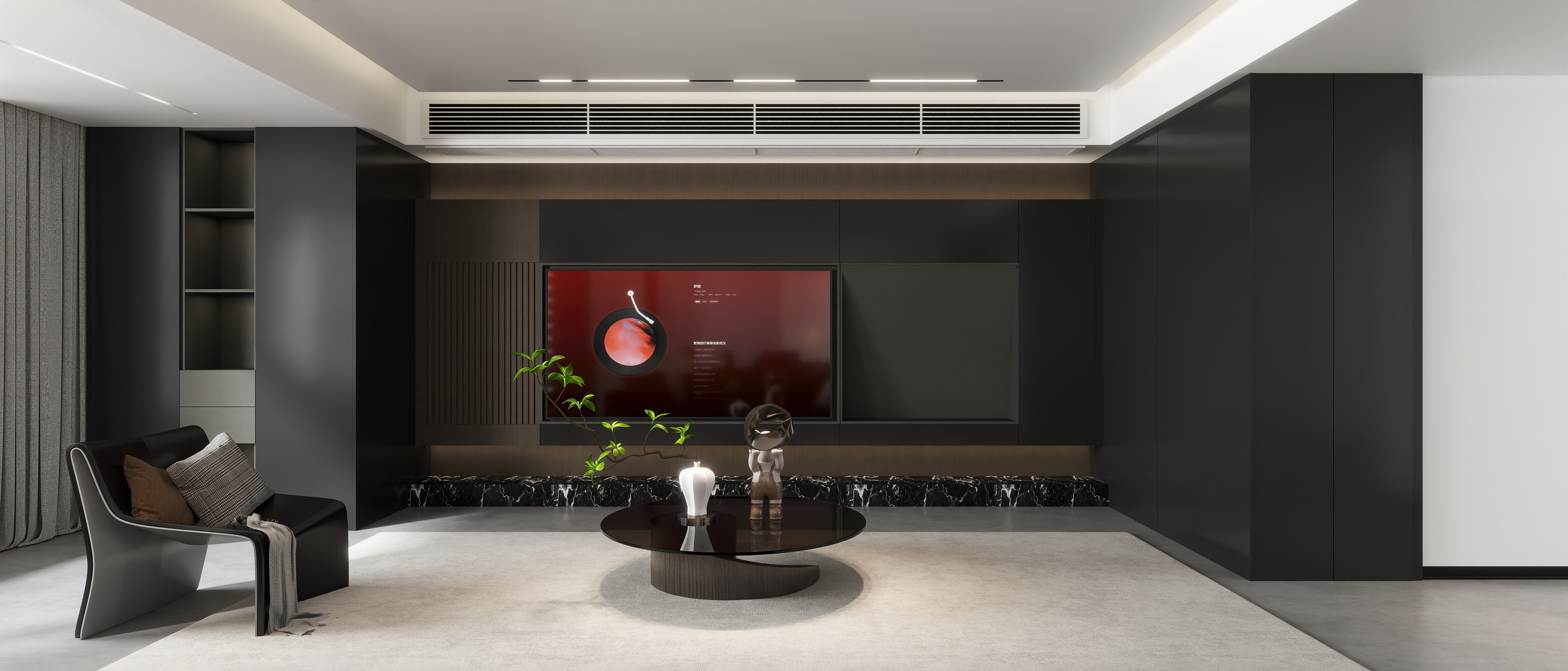 枼丨效果表现-桃花源1楼-装修设计方案