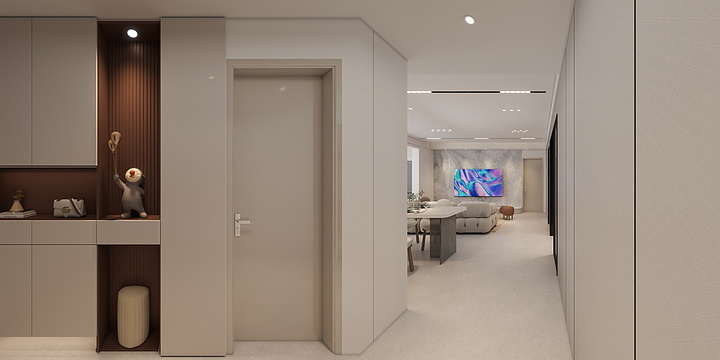 云樽墙面艺术定制陕西-德通夏州府11-西-201-海纳百川二-装修设计方案