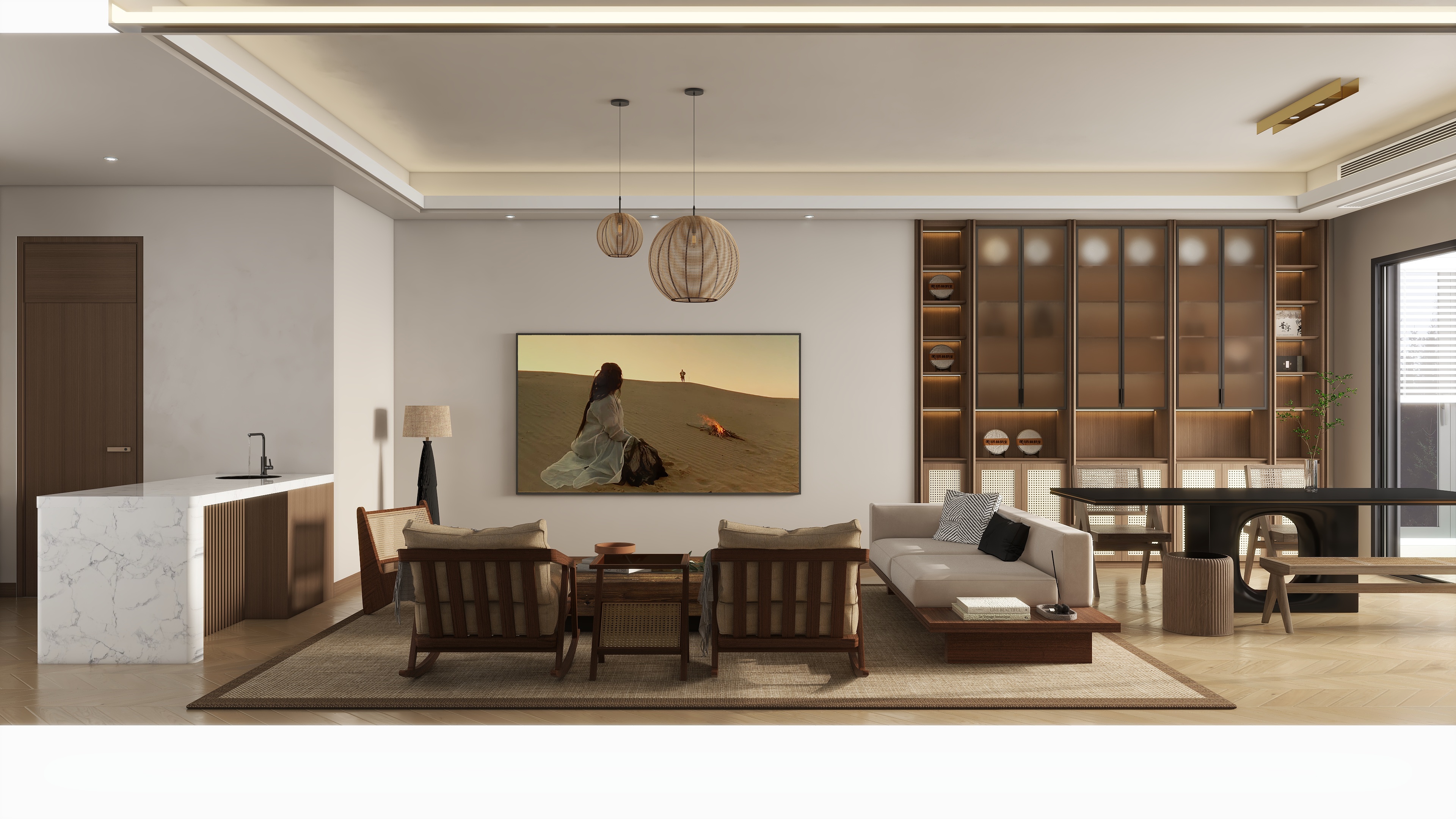 LING--0-二楼公区方案效果-2--装修设计方案