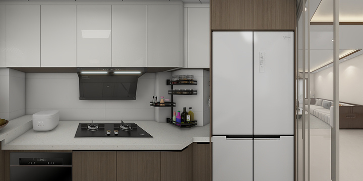 MUMO木墨装饰设计-博白美澳思国际城13-1-601落地空调-装修设计方案