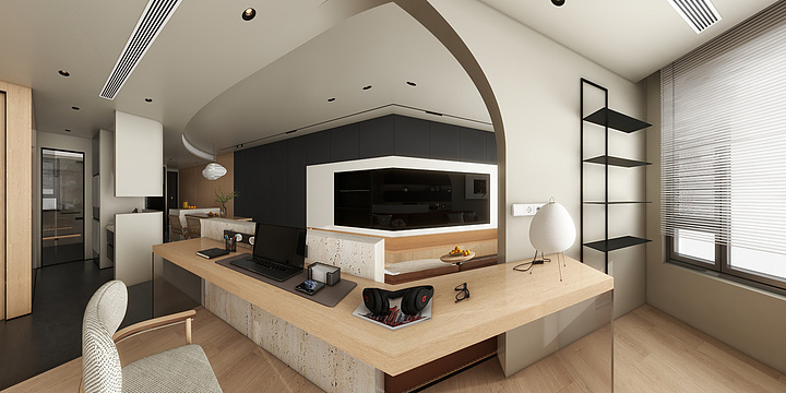 惠同学Designer-原木极简主义-装修设计方案