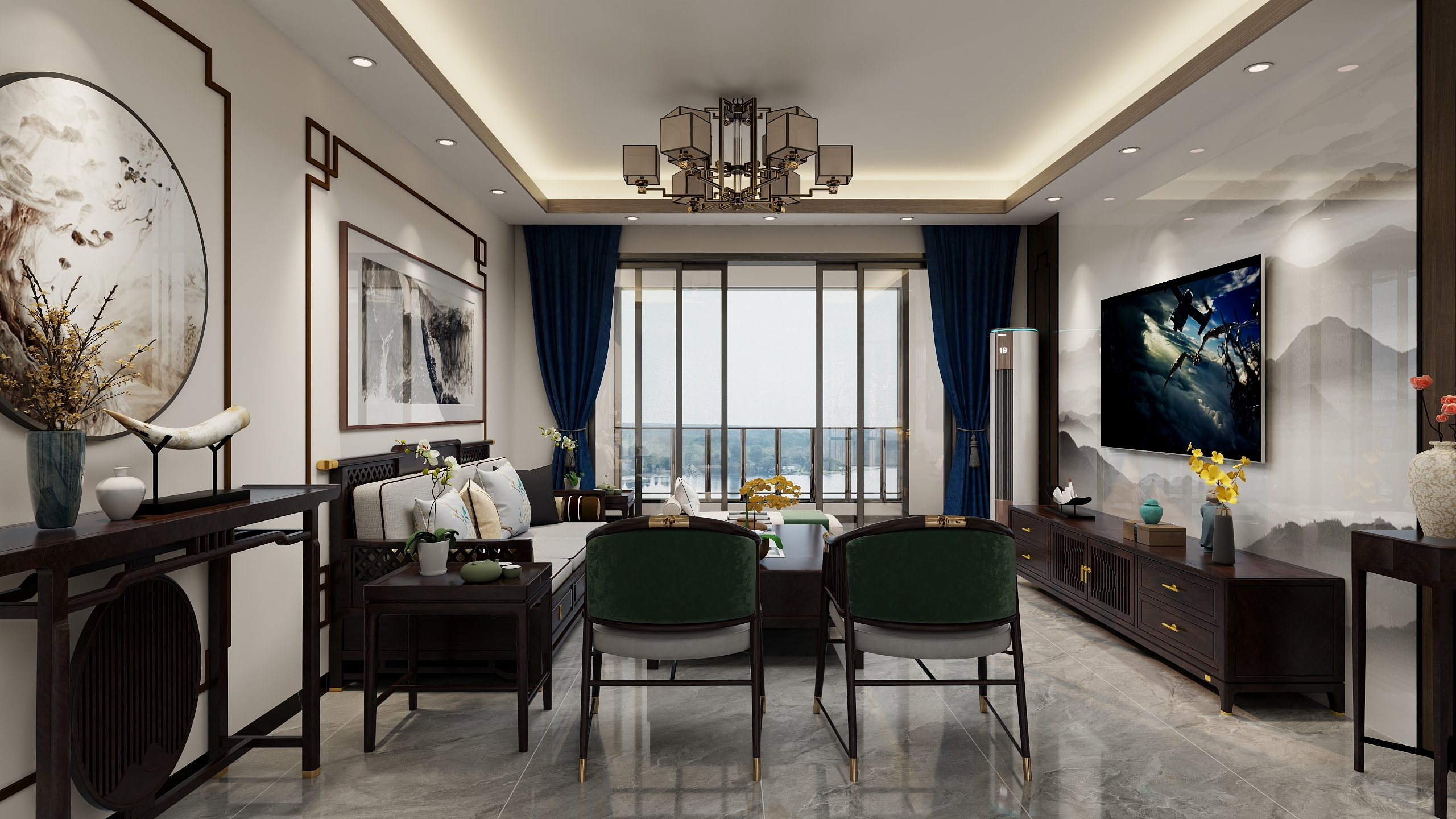 BT柏图设计-新中式JDM715107J贵港迎宾华府 韦柏-装修设计方案