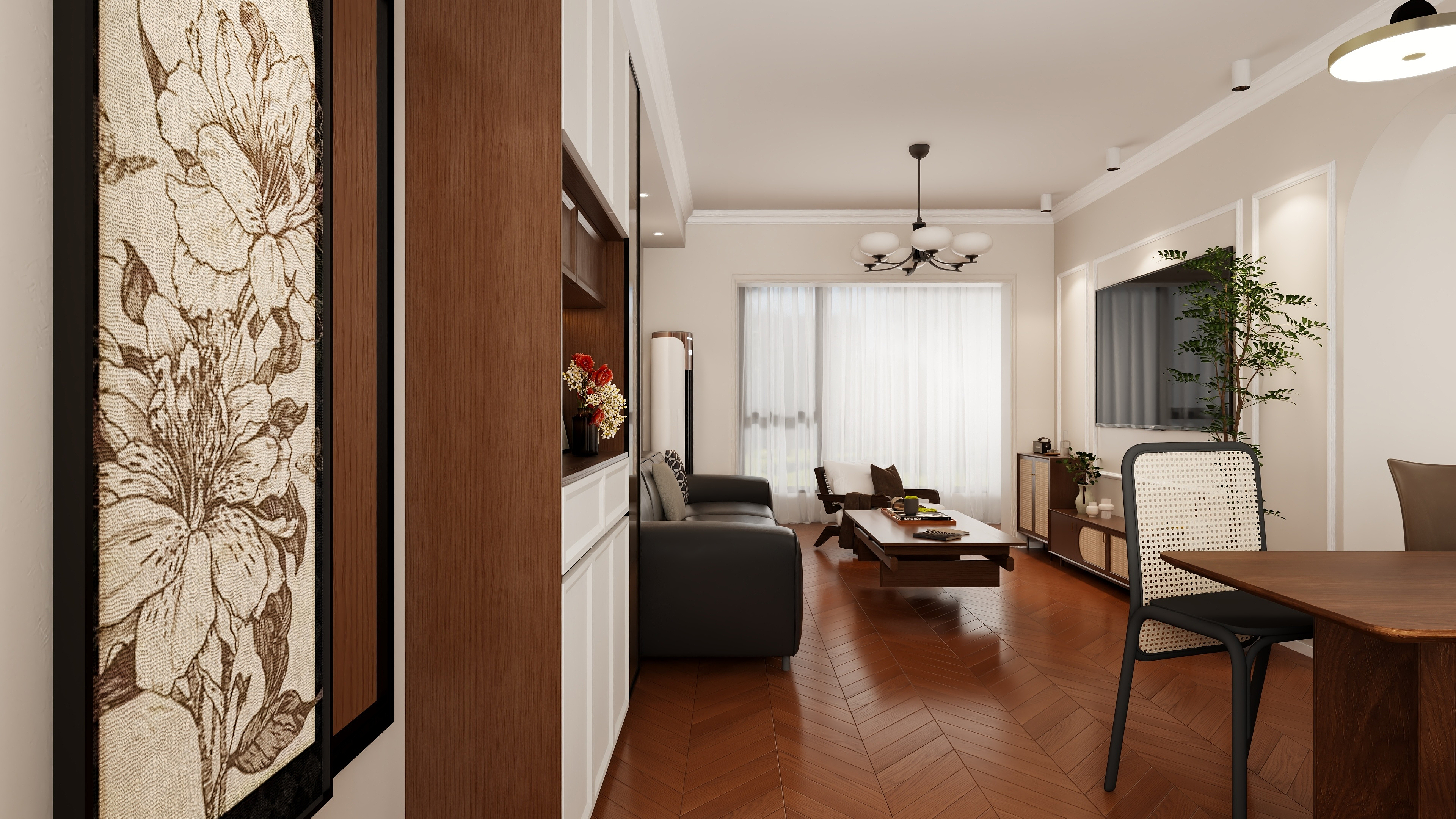 驭方设计师王鹏-中古风装修效果图