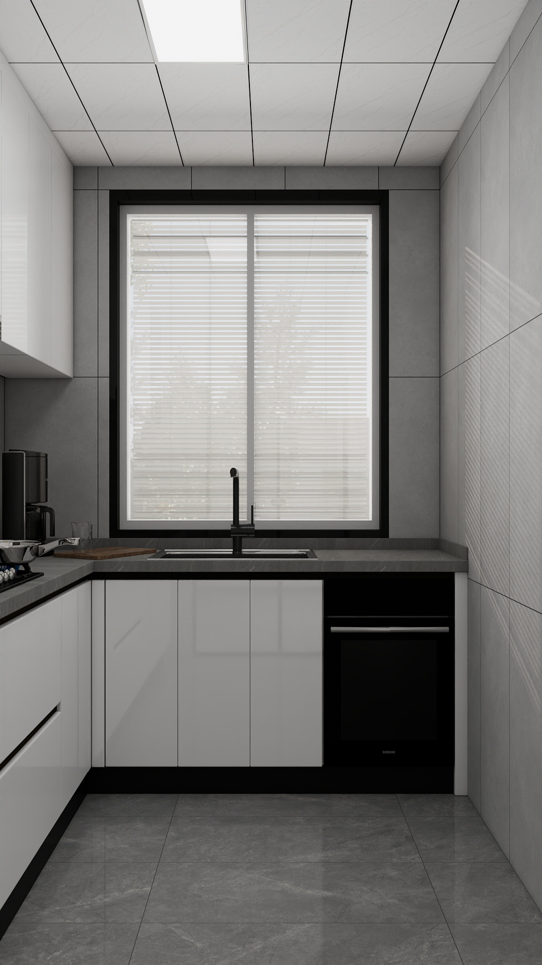 100元设计方案-108m²现代轻奢风格装修效果图