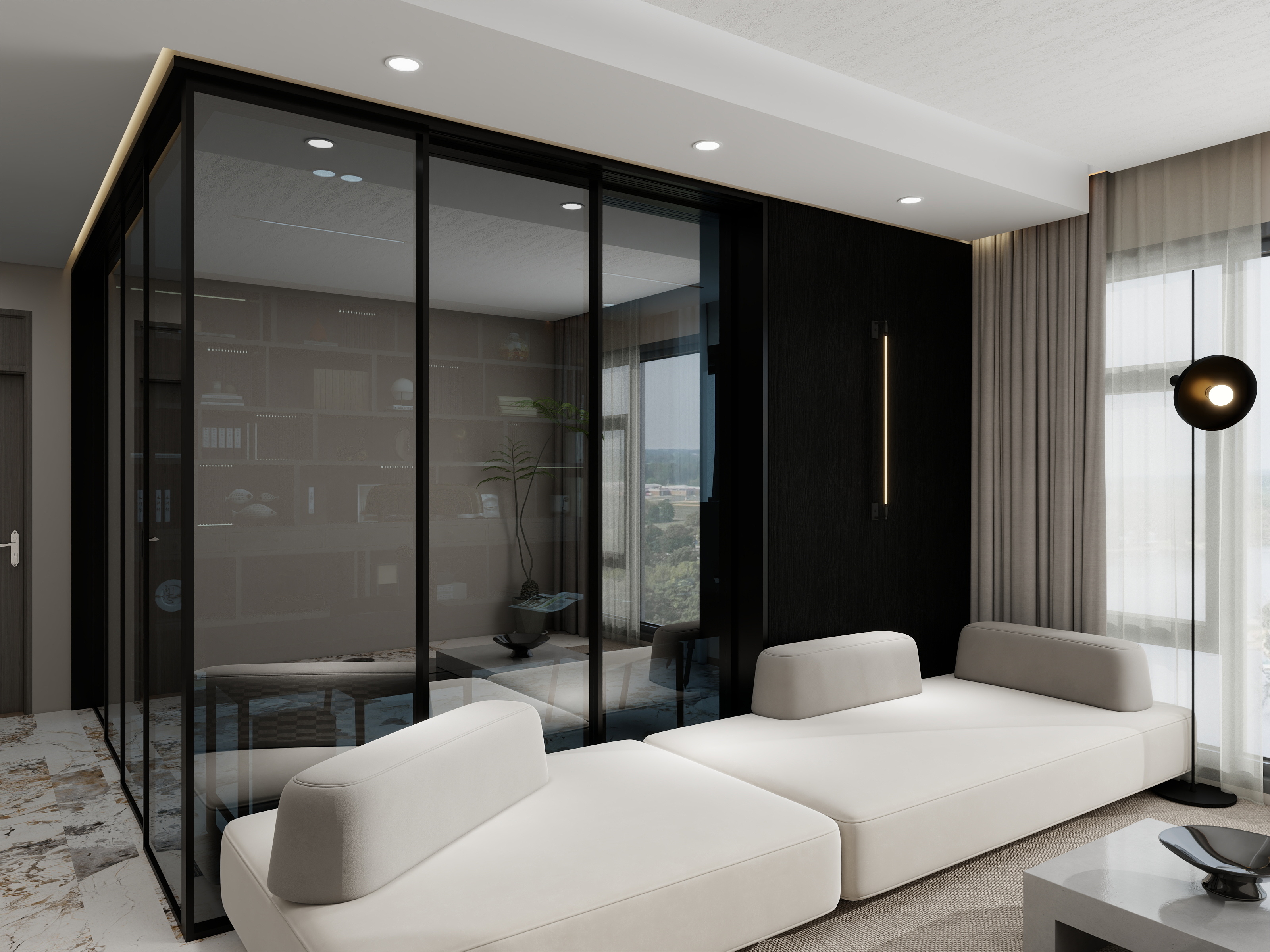 天心设计-米兰颂二期现代简约108㎡3室-装修设计方案