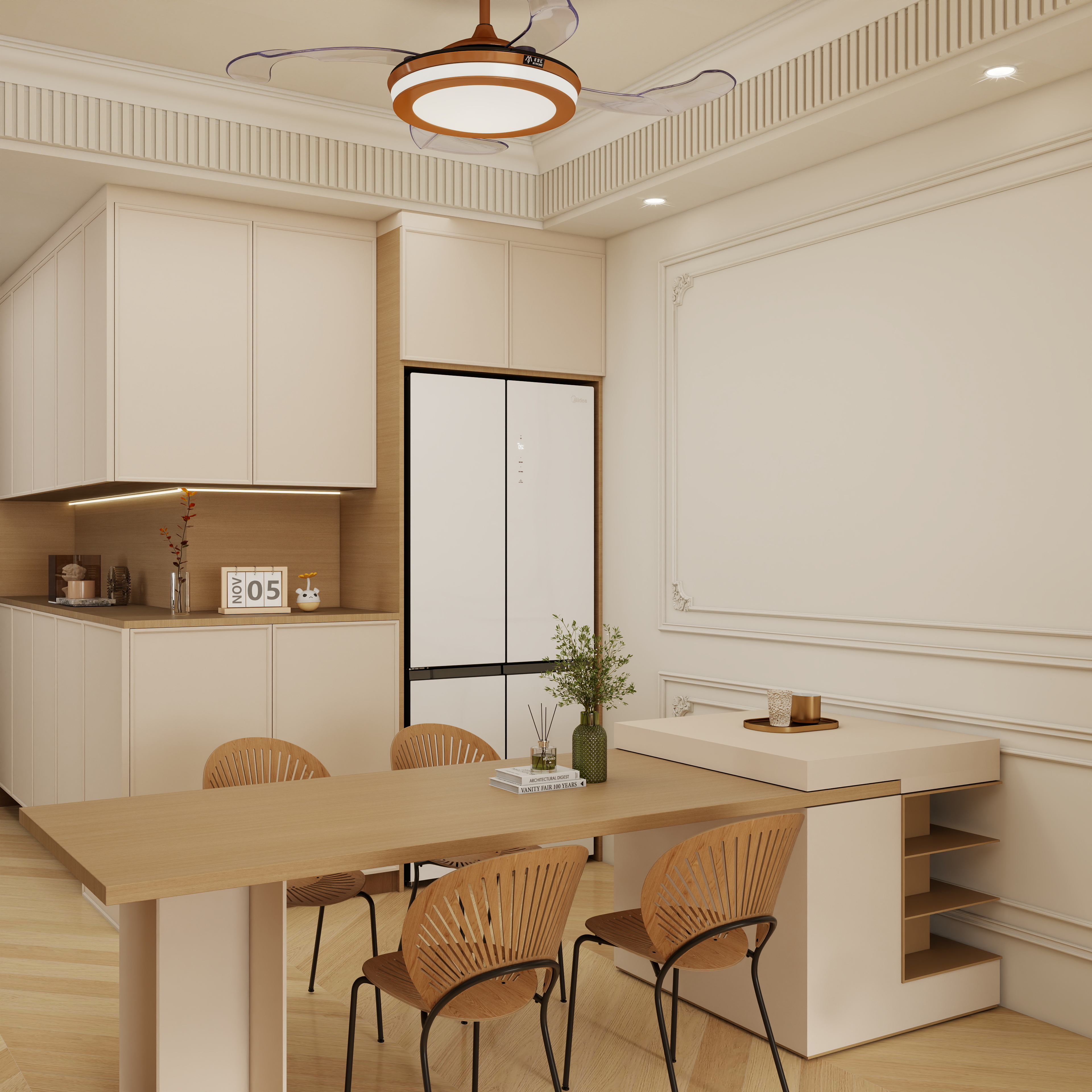 壹诺设计工作室-中古风装修效果图