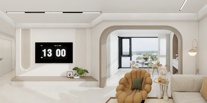 小茴仔-嘉旺城花园-装修设计方案