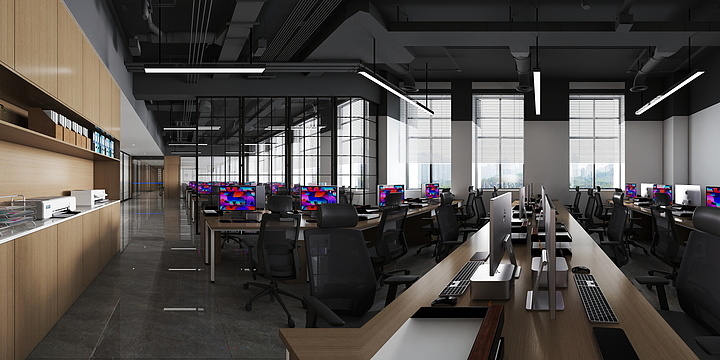 效果图12138-办公室-装修设计方案