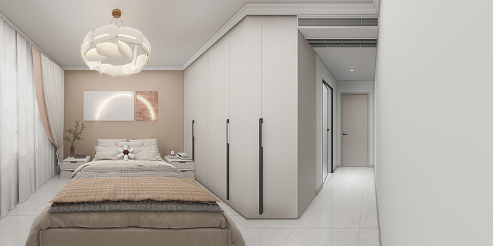 室内设计吕少锋-中梁 紫悦首府2期8-1003效果图119平-副本-装修设计方案