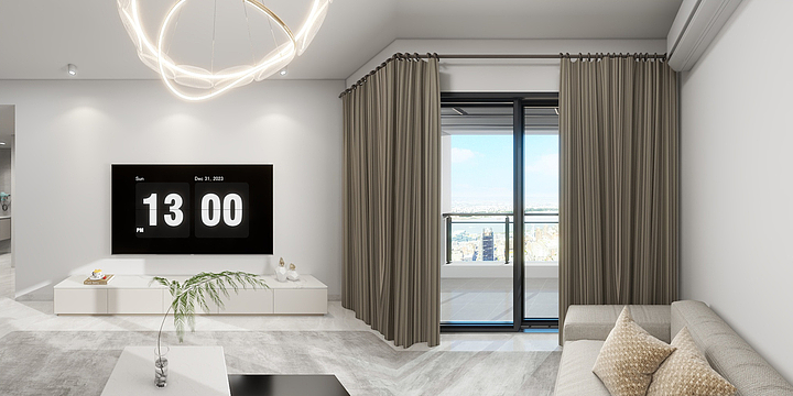 yp杨杨-宝荷欣苑01户型-装修设计方案