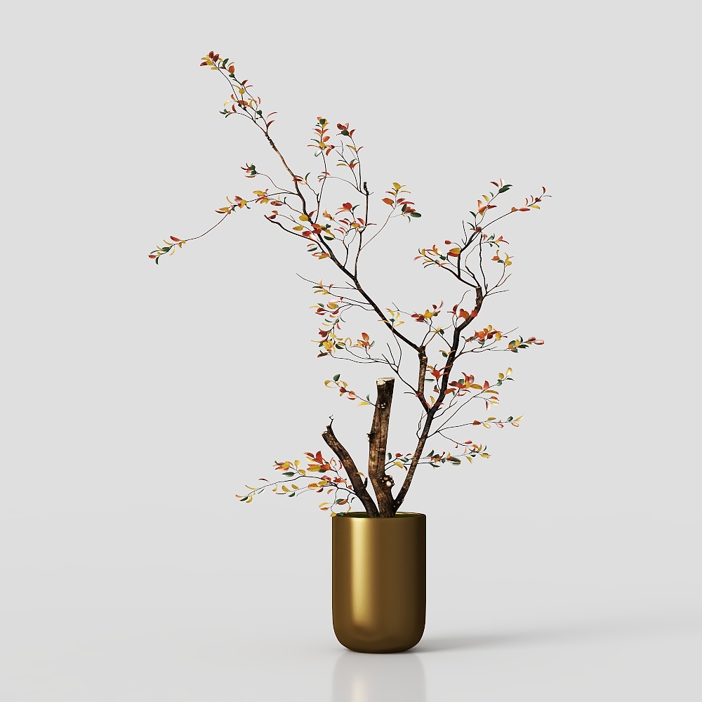 花瓶花卉