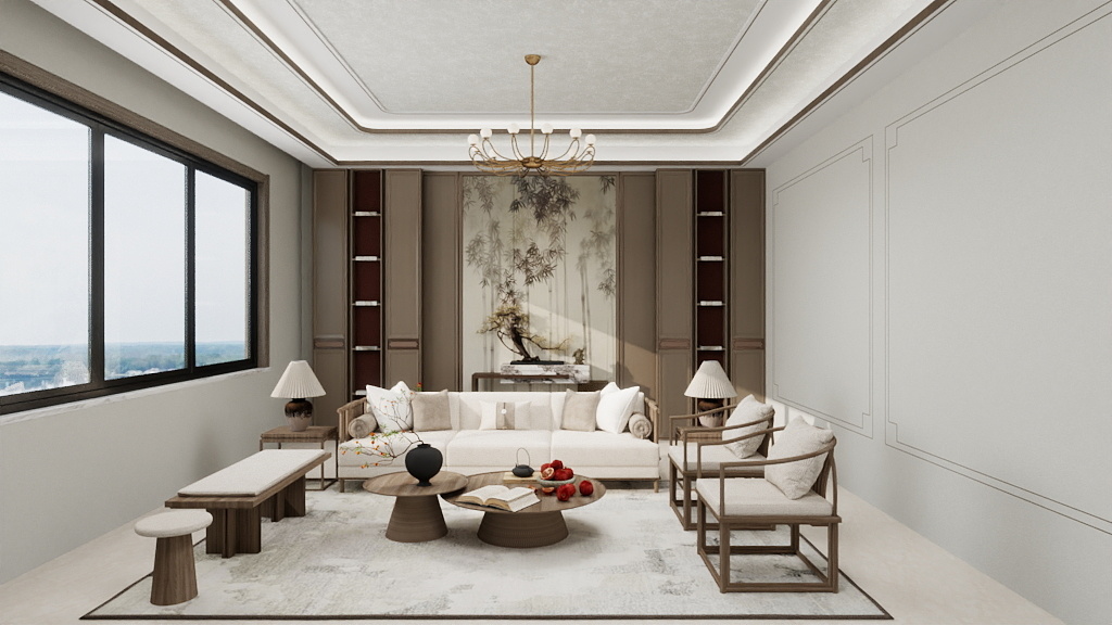 徐不喃0412-尹家店李书记新中式-装修设计方案