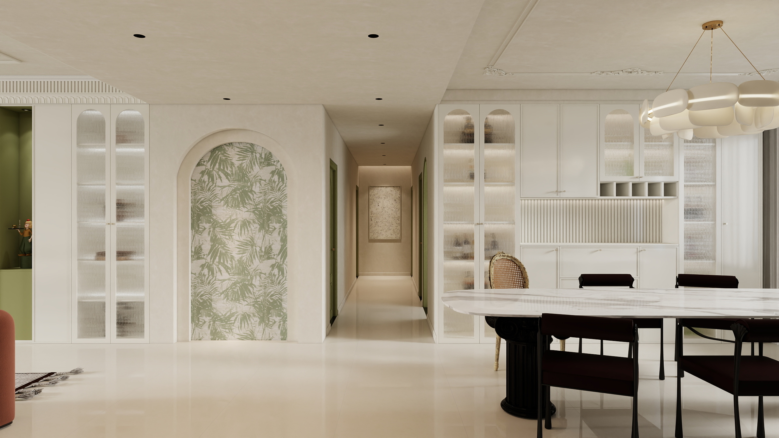 AkuYa-天玺湾257㎡5室  法式奶油风-装修设计方案