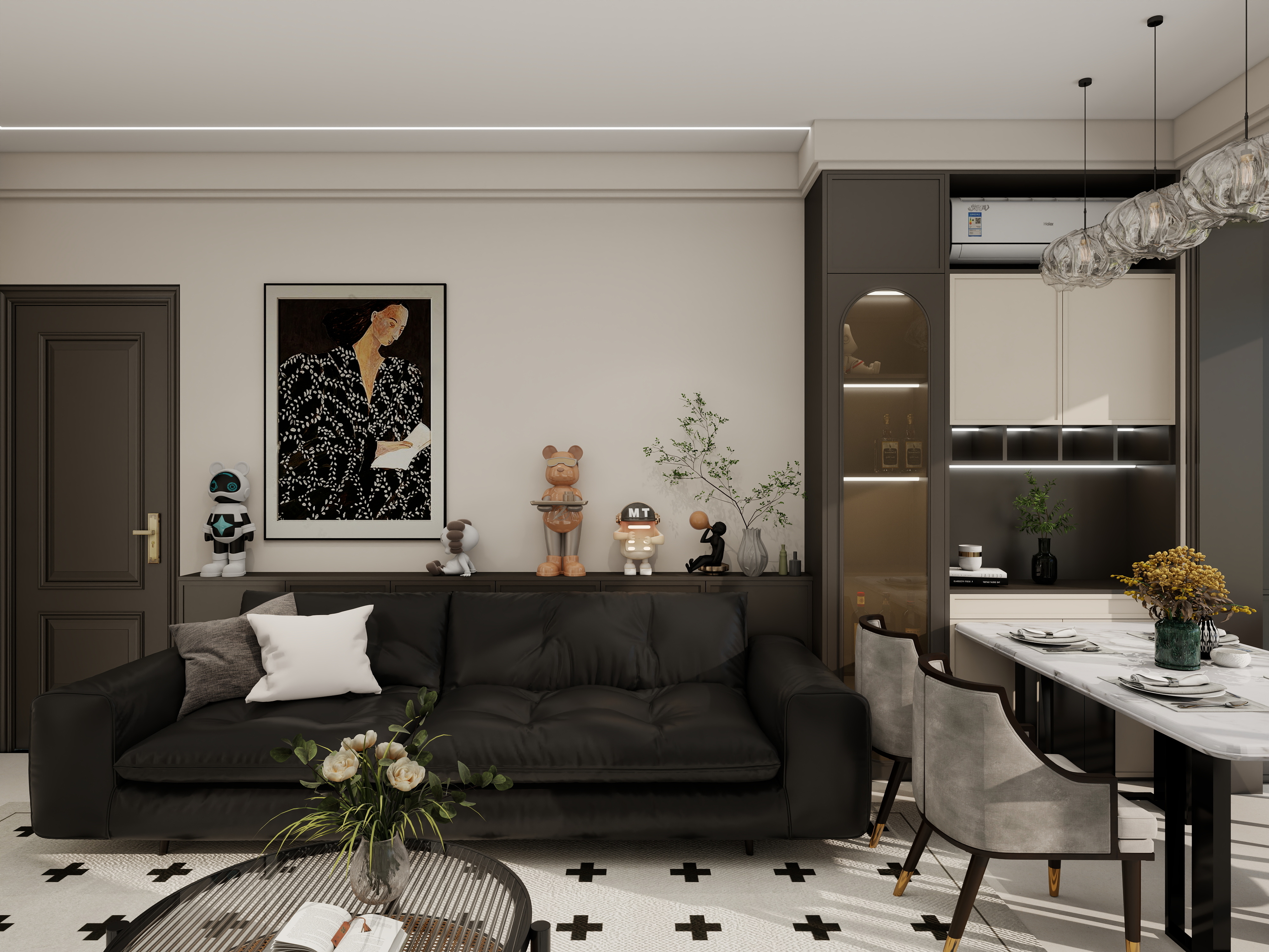 效果圖預覽-新玲山庄-装修设计方案