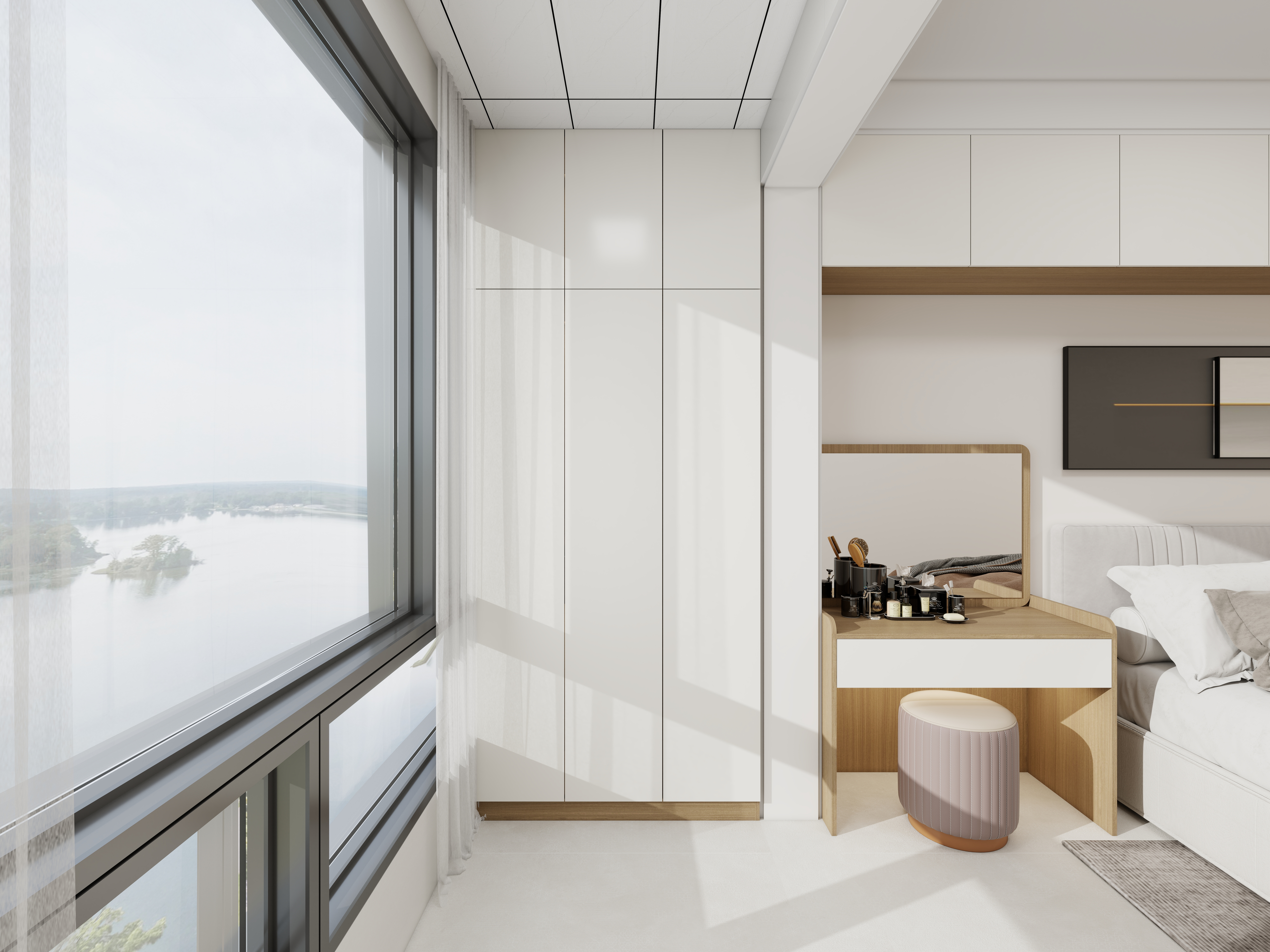 千饰空间-60平米现代简约小户型-副本-装修设计方案