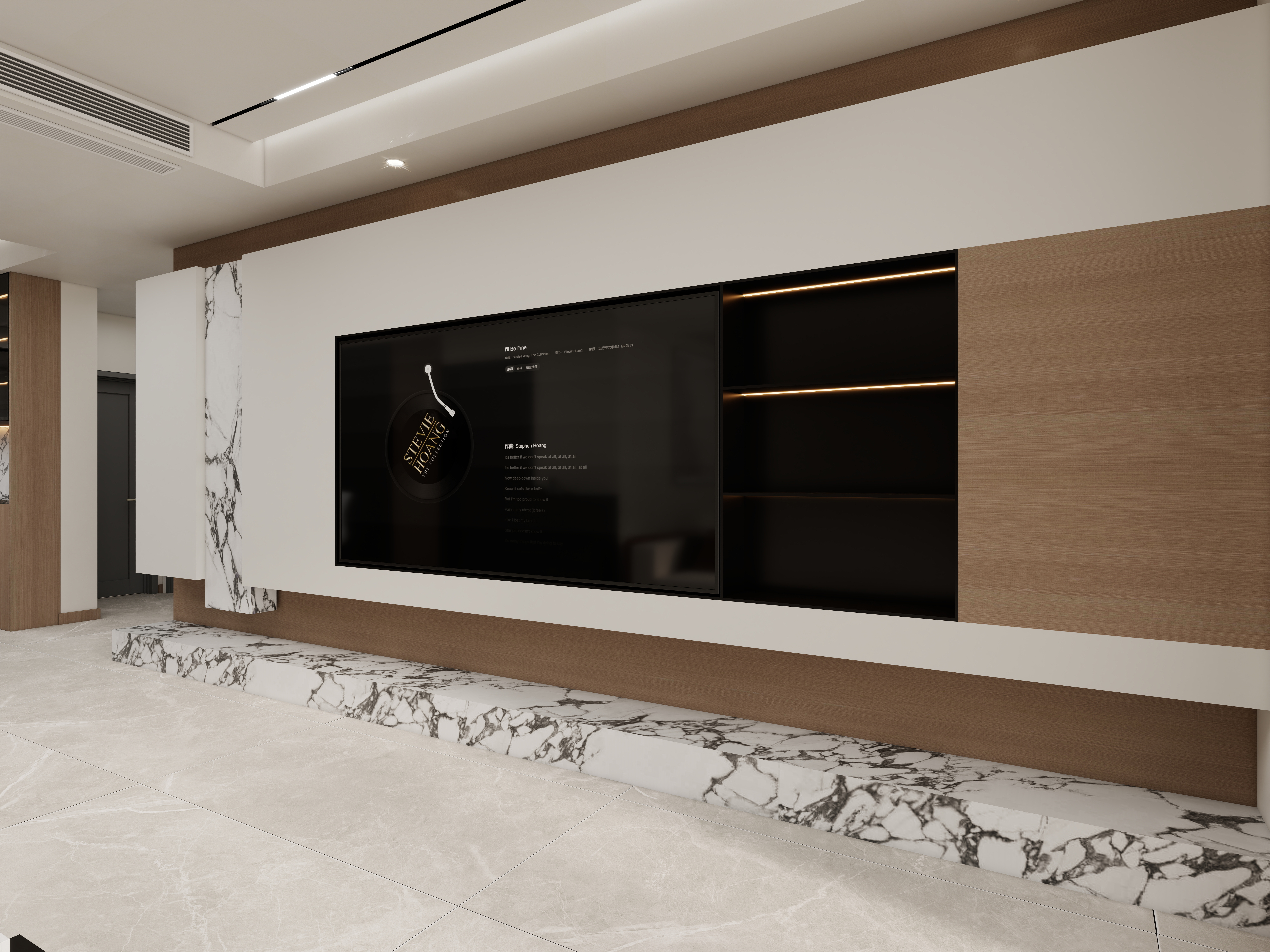 壹诺设计工作室-意式极简装修效果图