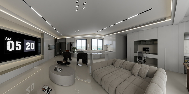 殴典全屋整装-中南春风里10-1-501-装修设计方案