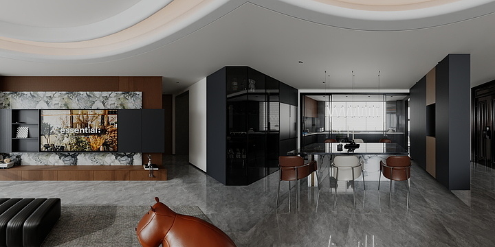 Czone設計-佰源--意式极简-装修设计方案