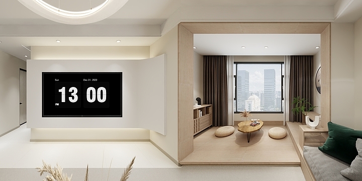 池传伟-景晟117㎡效果-装修设计方案