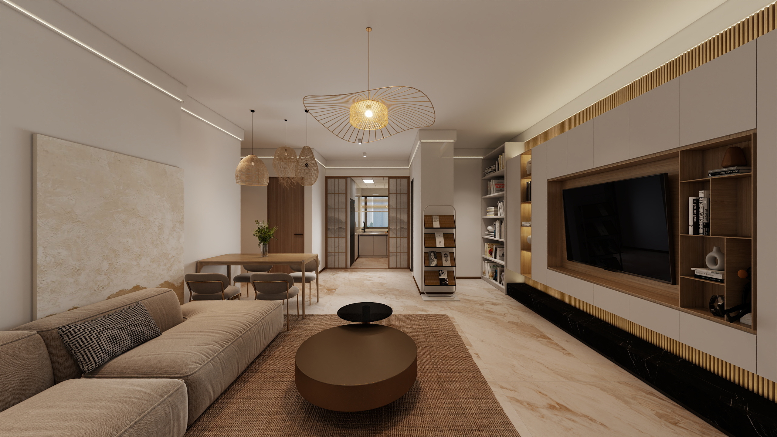 阿贺设计笔记-广州-盛居装饰-阿贺-自然原木-装修设计方案