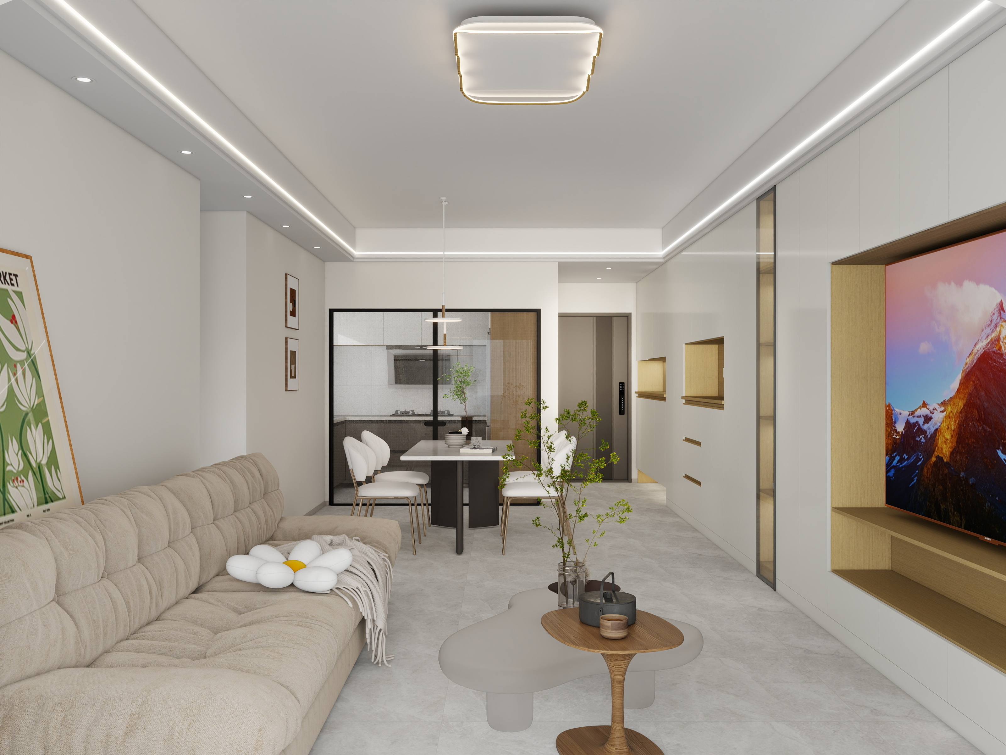 刘星-壹方公馆左女士1-1-2303施工图-装修设计方案