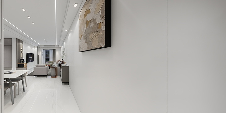 设计师--陈-万达天澜 现代-装修设计方案