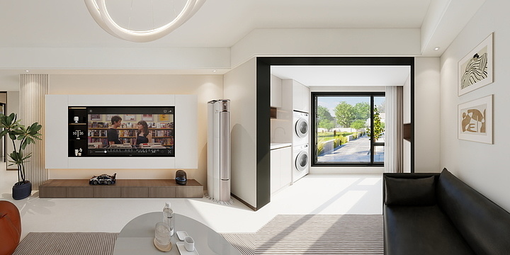 王飞丨星尘设计-幸福一号-装修设计方案