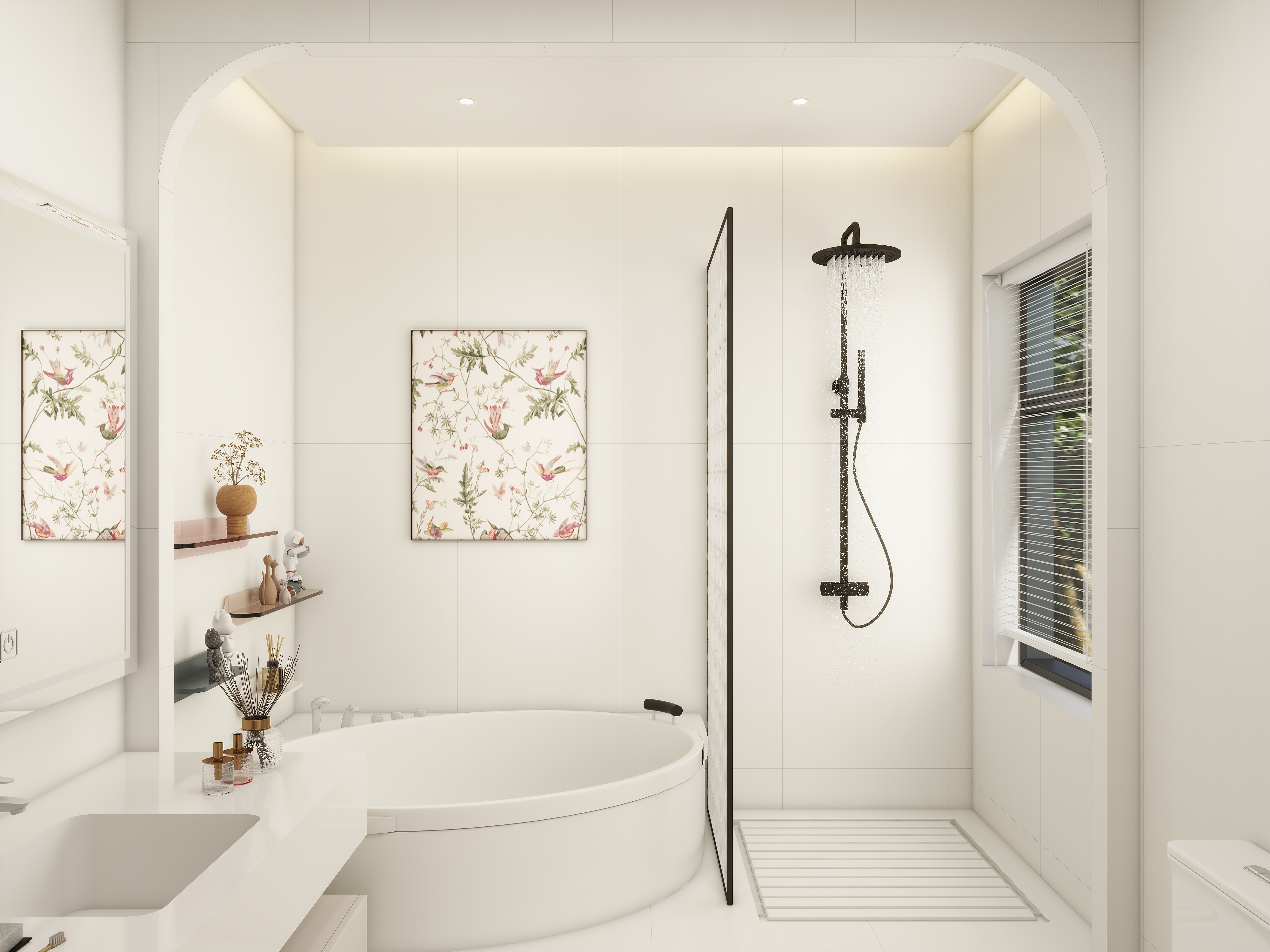 设计BAIGE-农村自建房奶油房设计-装修设计方案