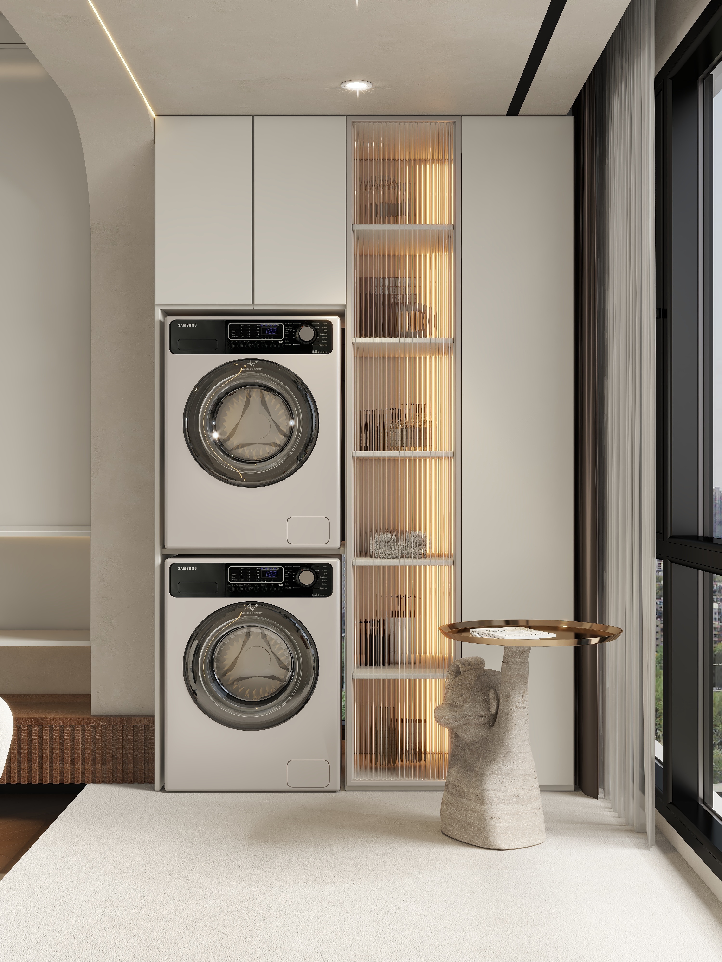 设计师珂源-云科府侘寂107㎡4室装修效果图